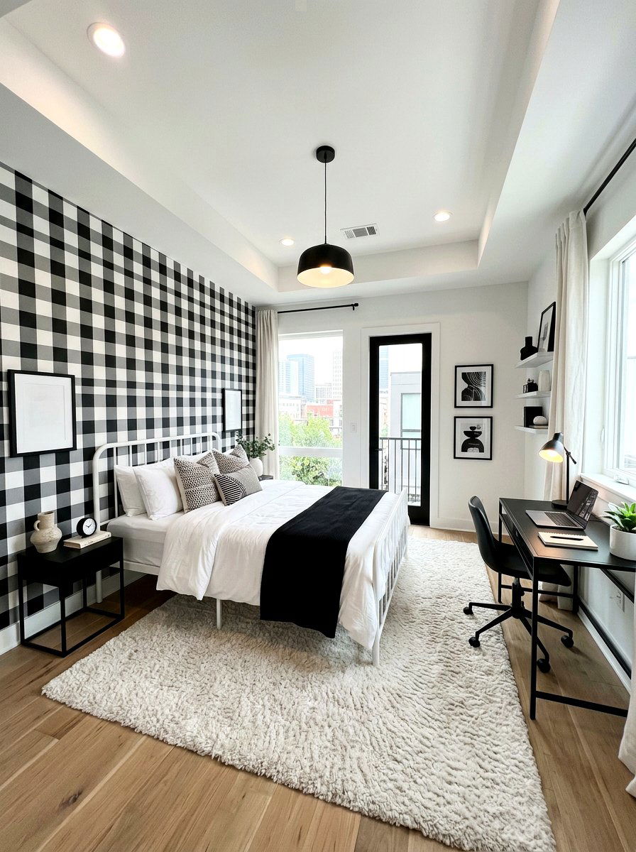 Black And White Bedroom - 30 tween girl bedroom ideas