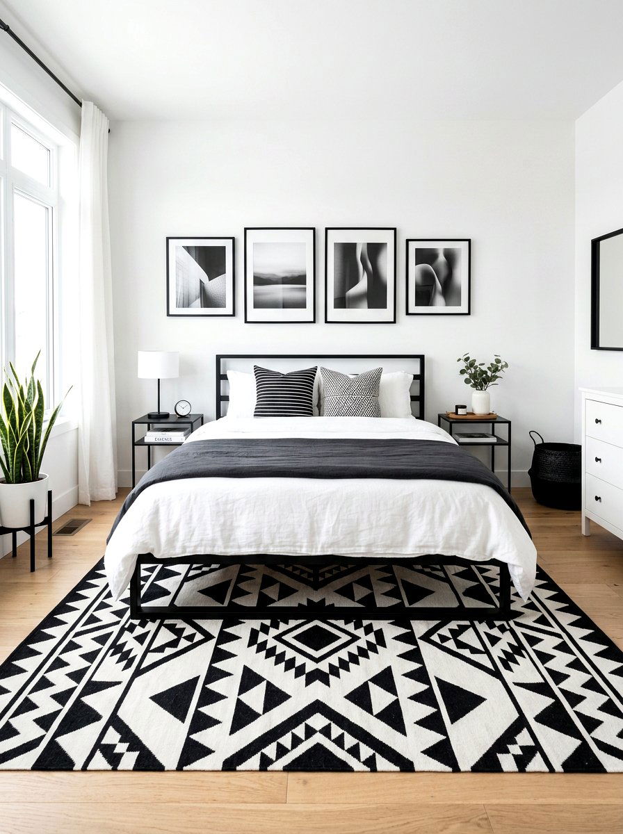 Black And White Bedroom - 30 teen bedroom ideas