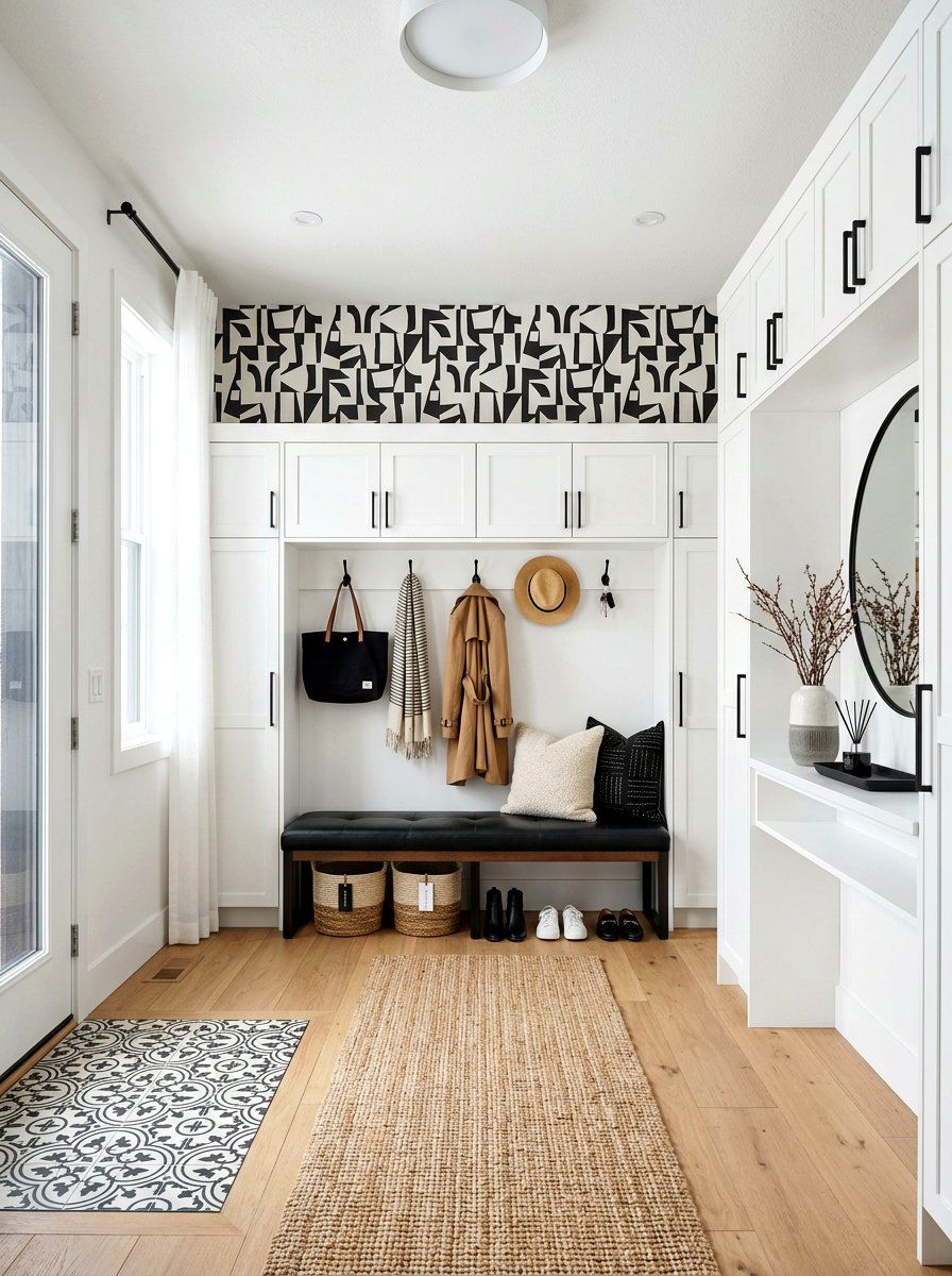Black And White Mudroom Wallpaper - 30 mudroom wallpaper ideas