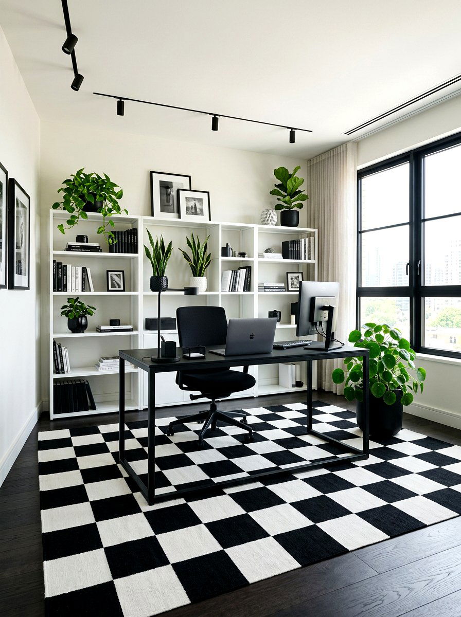 Black And White Office Rug - 30 office rug ideas