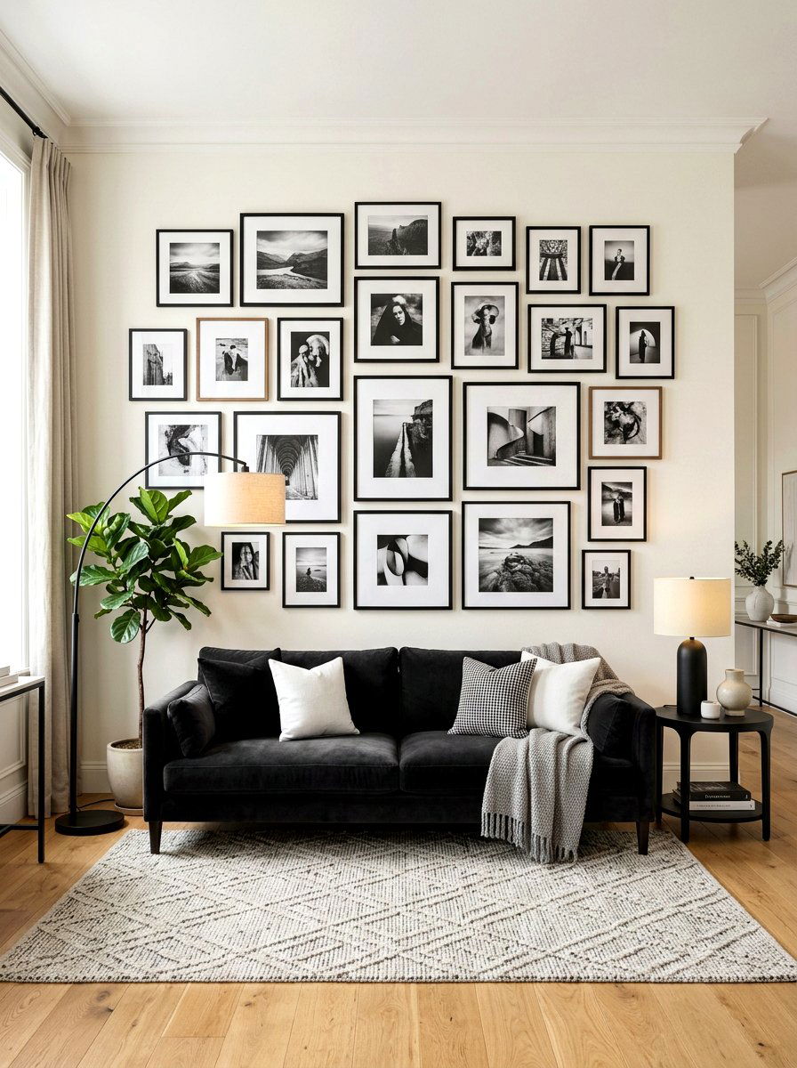 Black And White Photography - 30 gallery wall ideas