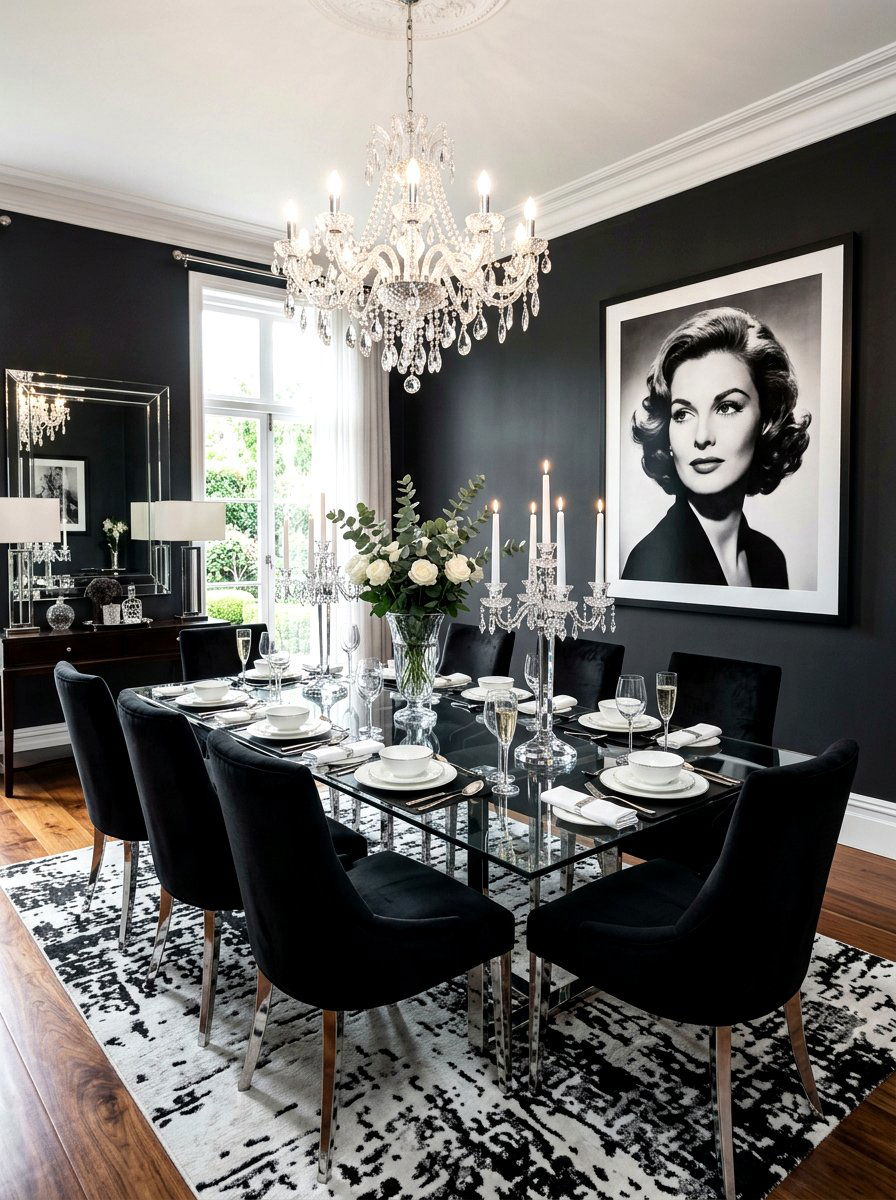Black And White Portrait - 30 oversized wall art ideas