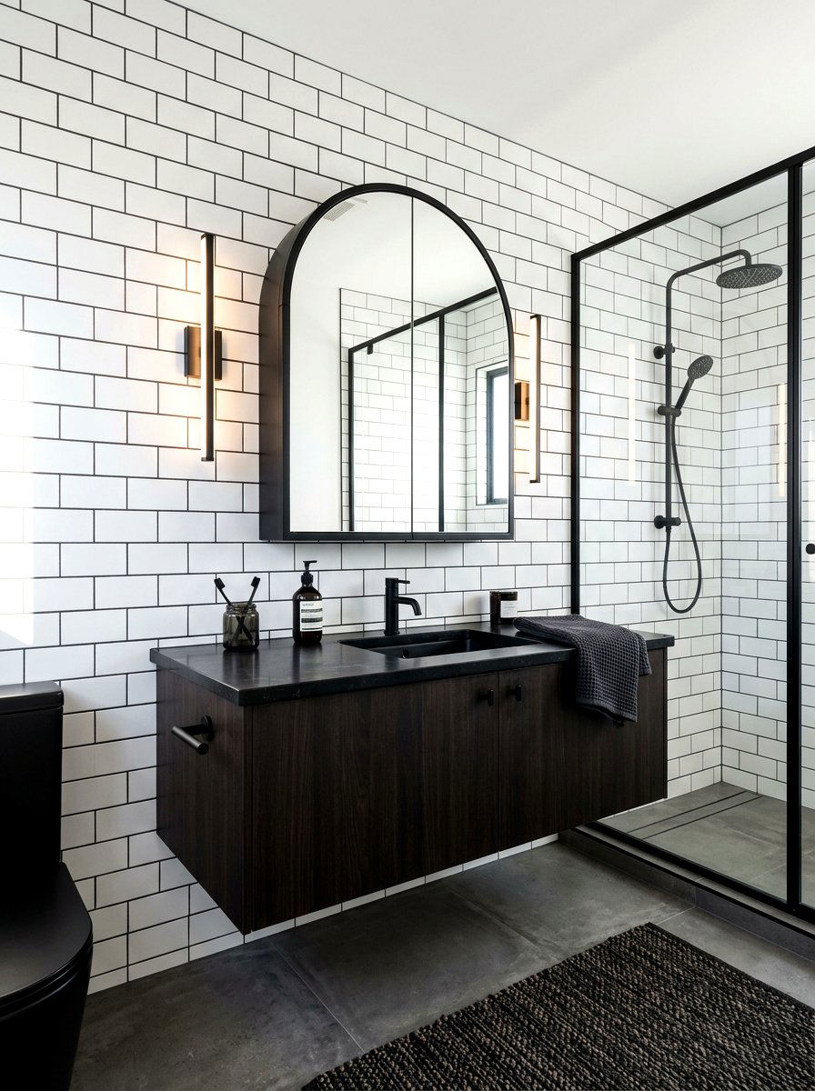 Black Arched Medicine Cabinet - 30 arched medicine cabinet ideas