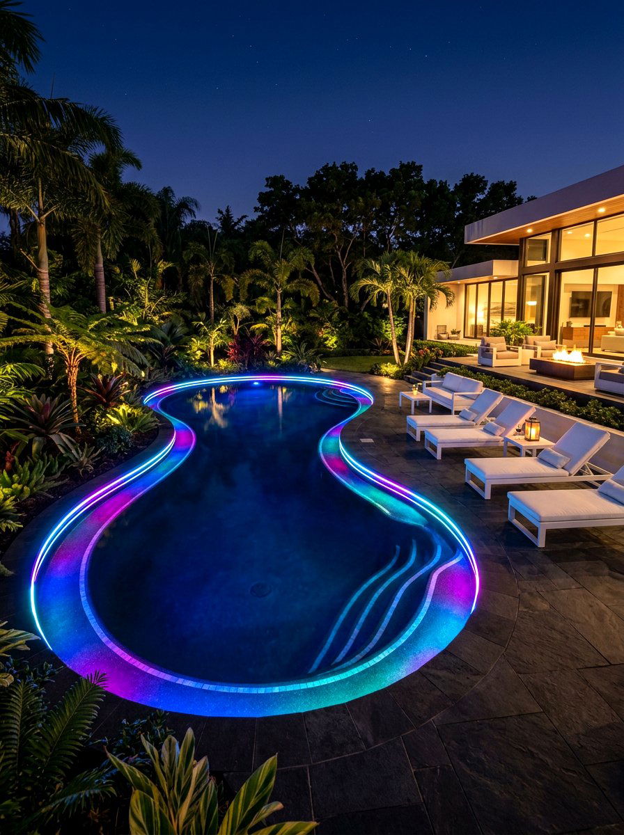Black Bottom Pool Backyard Ideas for a Bold Backyard Look