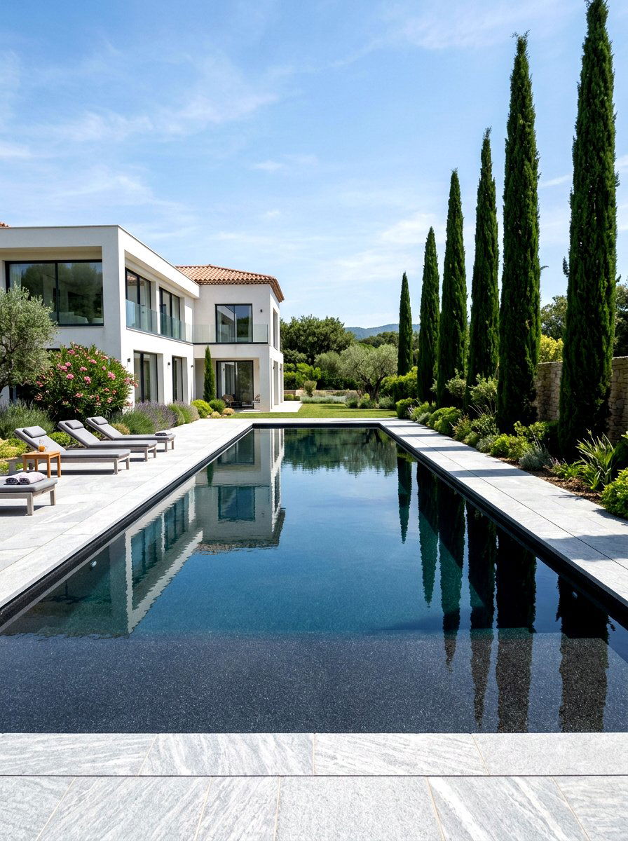 Black Bottom Pool - 30 luxury pool ideas