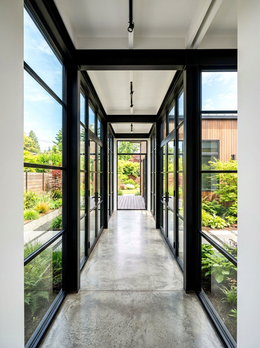 Black Breezeway Frame - 30 breezeway decor ideas