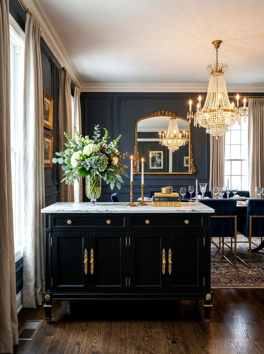 Black Buffet Cabinet - 30 buffet cabinet ideas