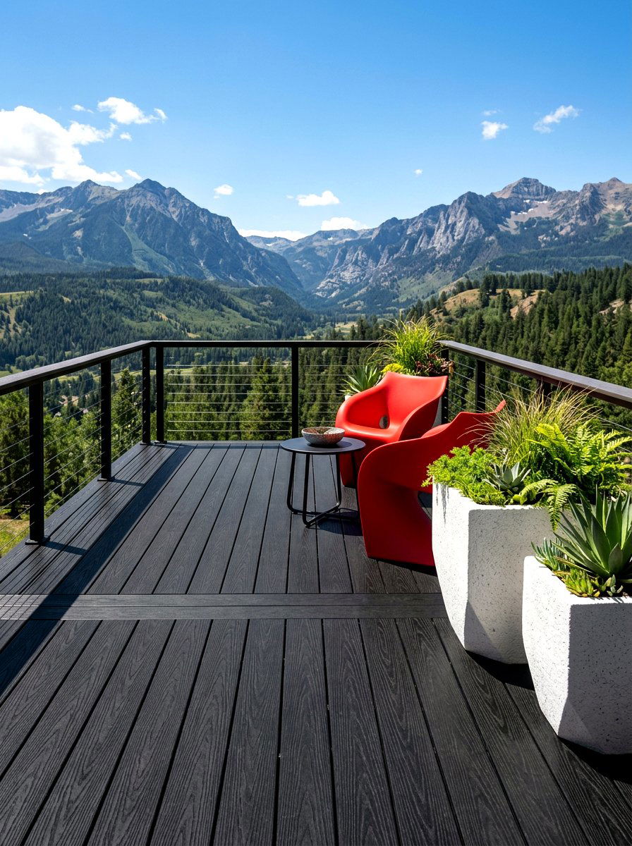 Black Composite Decking - 30 composite deck color ideas