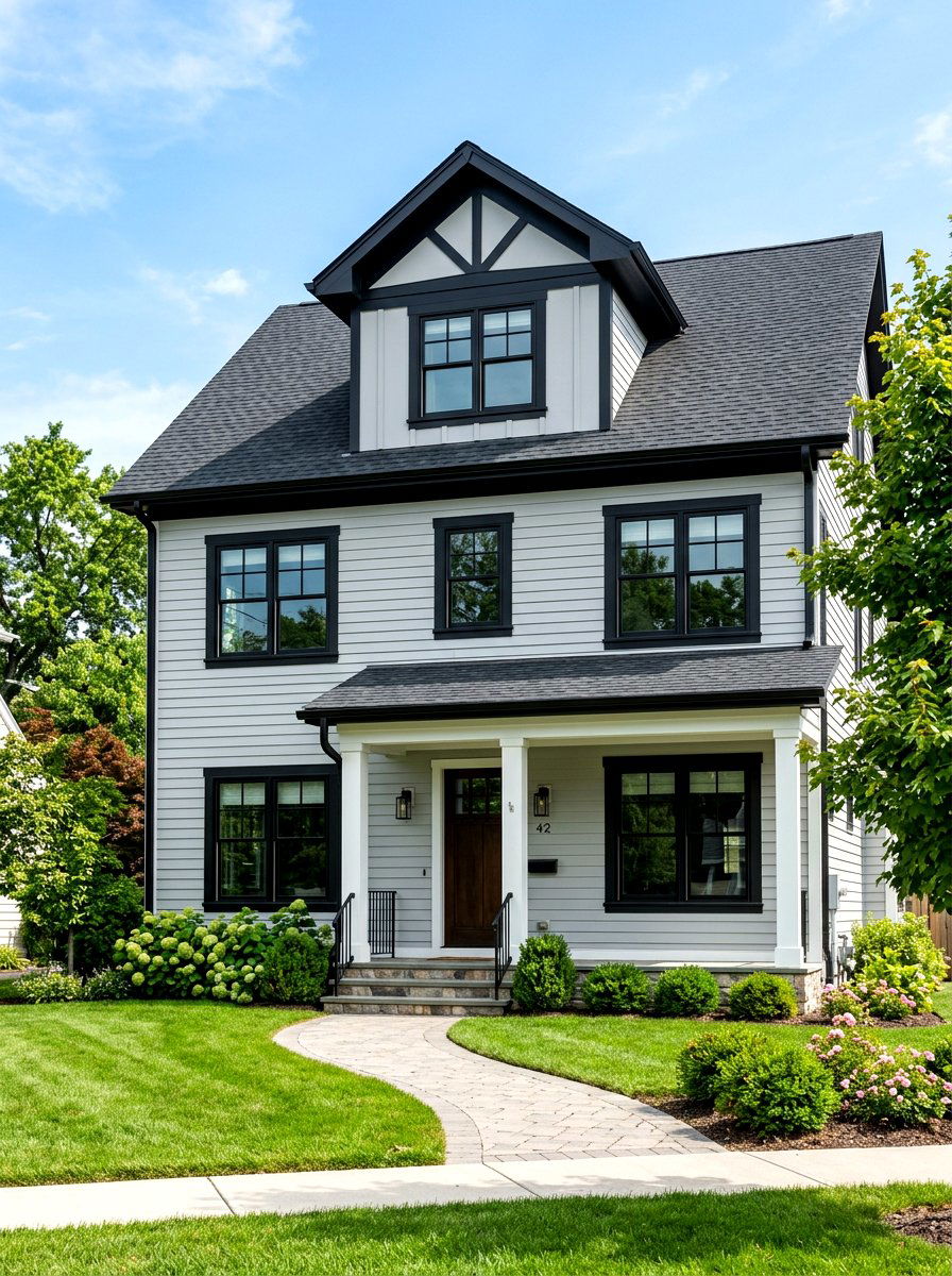 Black Dormer Trim - 30 dormer curb appeal ideas