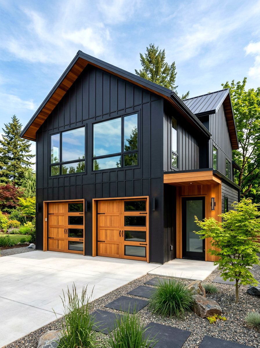 Black Exterior Carriage House - 30 carriage house exterior ideas aesthetic