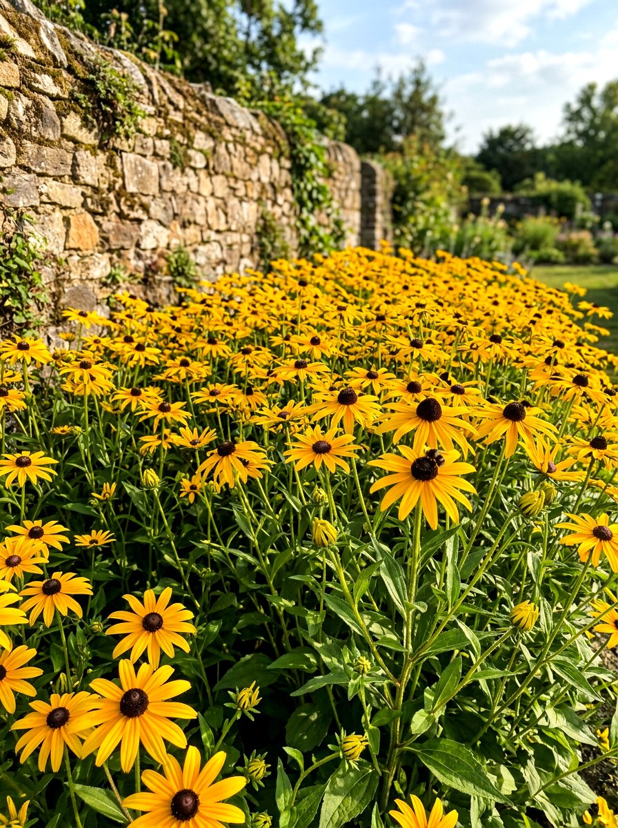 Black Eyed Susan Patch - 30 butterfly haven backyard ideas