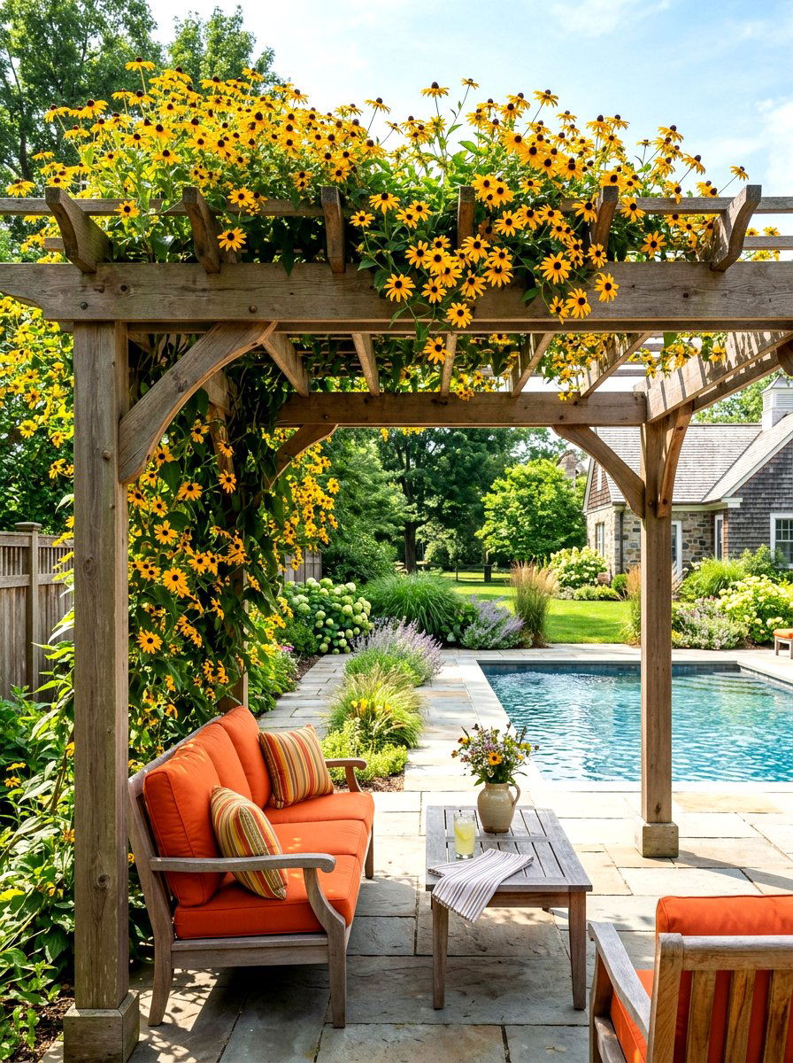 Black Eyed Susan Pergola