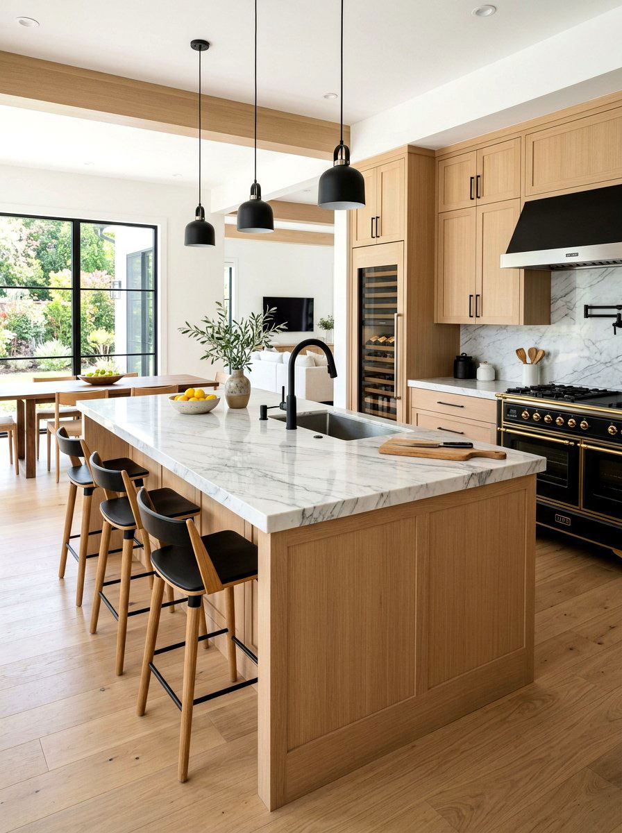 Black Faucet Marble Countertop - 30 black faucet kitchen ideas