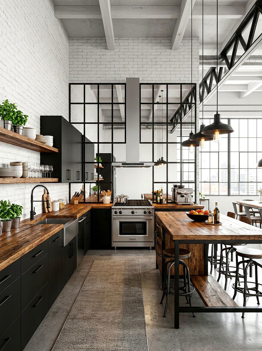 Black Framed Mirror Backsplash - 30 mirror backsplash ideas