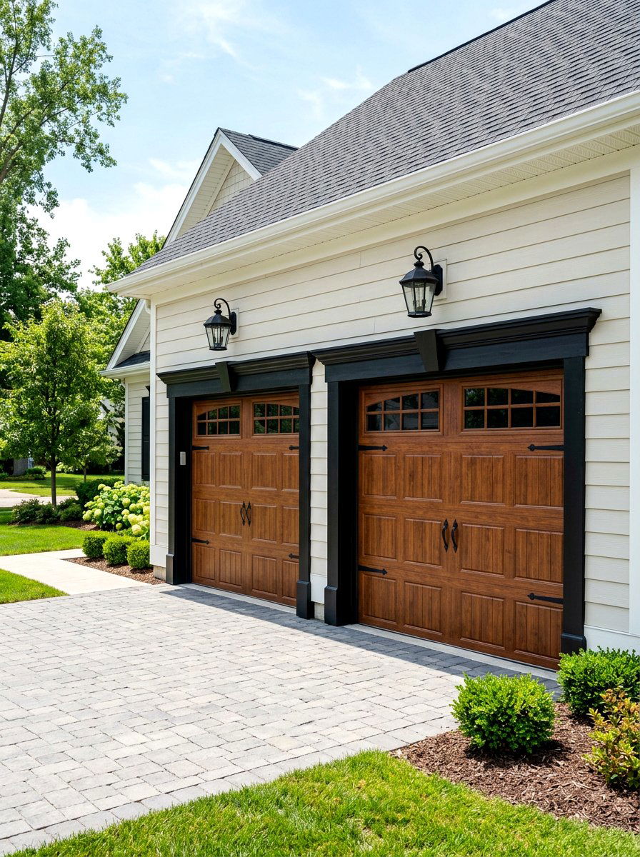 Black Garage Door Trim - 30 black trim exterior ideas