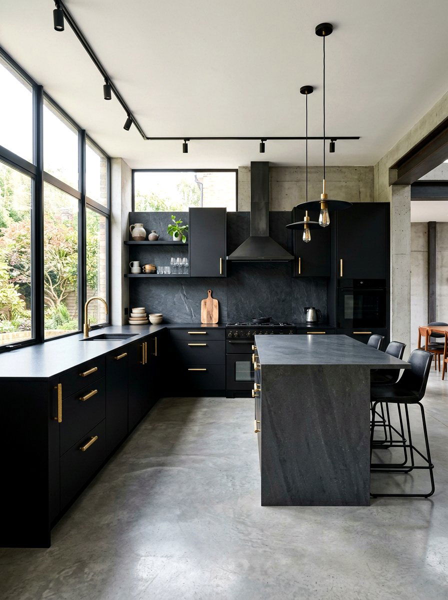 Black Kitchen Cabinets Brass Hardware - 30 brass kitchen hardware ideas