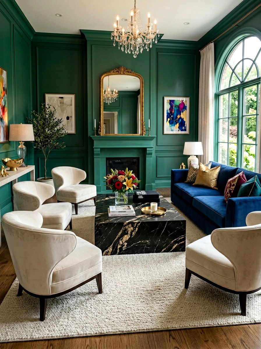 Black Marble Coffee Table Living Room - 30 black and cream living room ideas