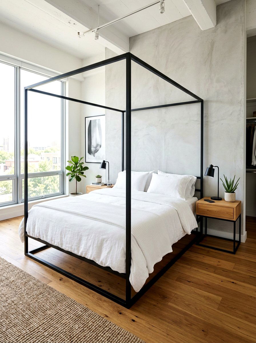 Black Metal Canopy Bed - 30 statement canopy bed bedroom ideas