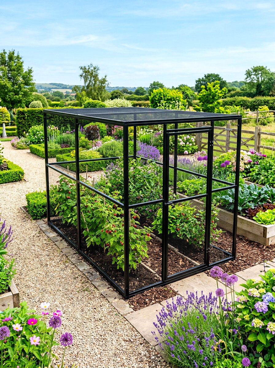 Black Metal Fruit Cage - 30 fruit cage ideas
