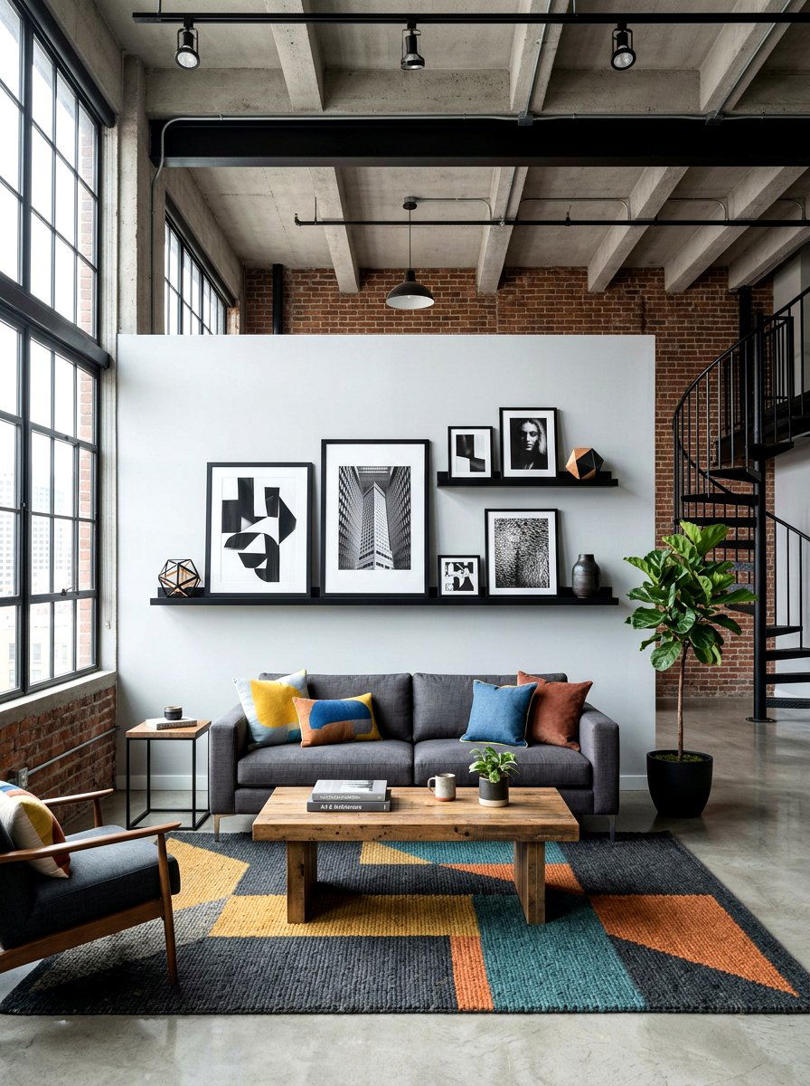 Black Metal Picture Ledge - 30 picture ledge ideas
