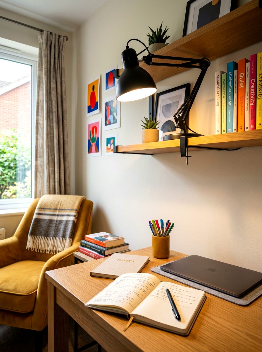 Black Metal Reading Lamp - 30 lamp only room ideas