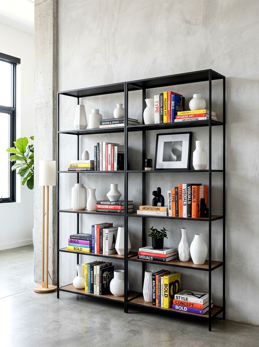 Black Metal Shelves - 30 shelf styling for Instagram ideas