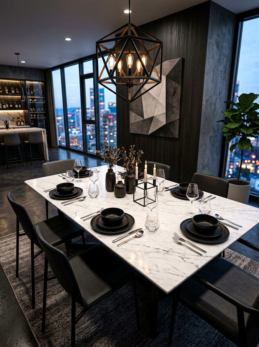 Black Modern Dinnerware - 30 everyday table setting ideas