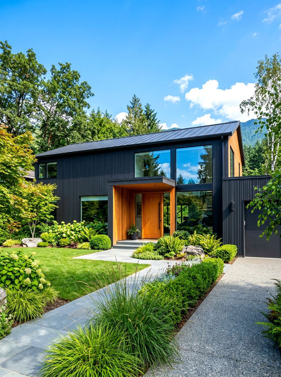 Black Siding - 30 home exterior ideas