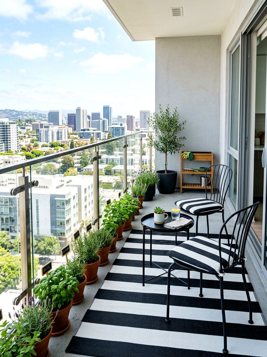 30 cabana stripe patio ideas for bold, breezy outdoor style