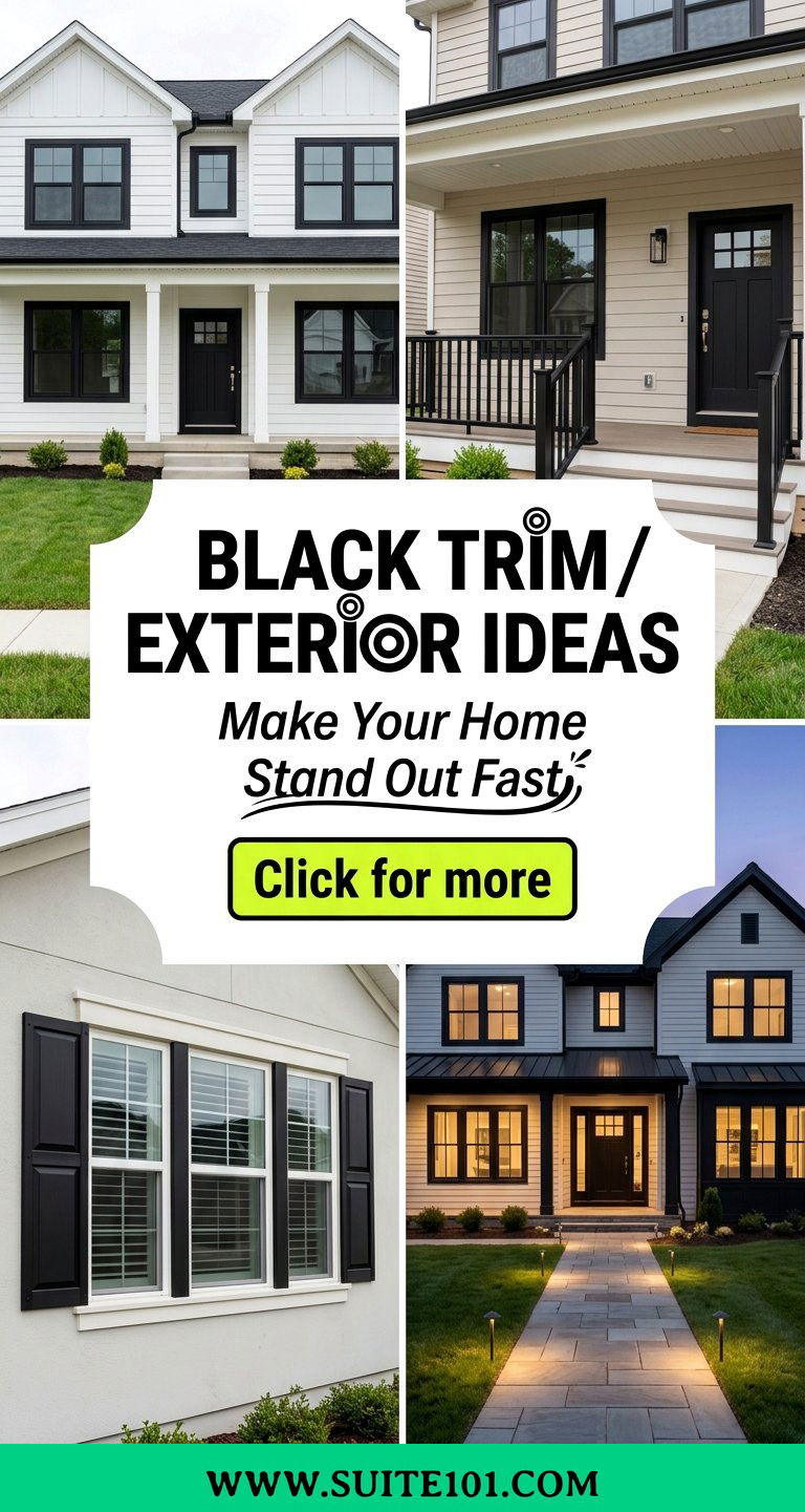 Black Trim Exterior Ideas to Make Your Home Stand Out Fast - Black Trim Exterior Ideas to Make Your Home Stand Out Fast