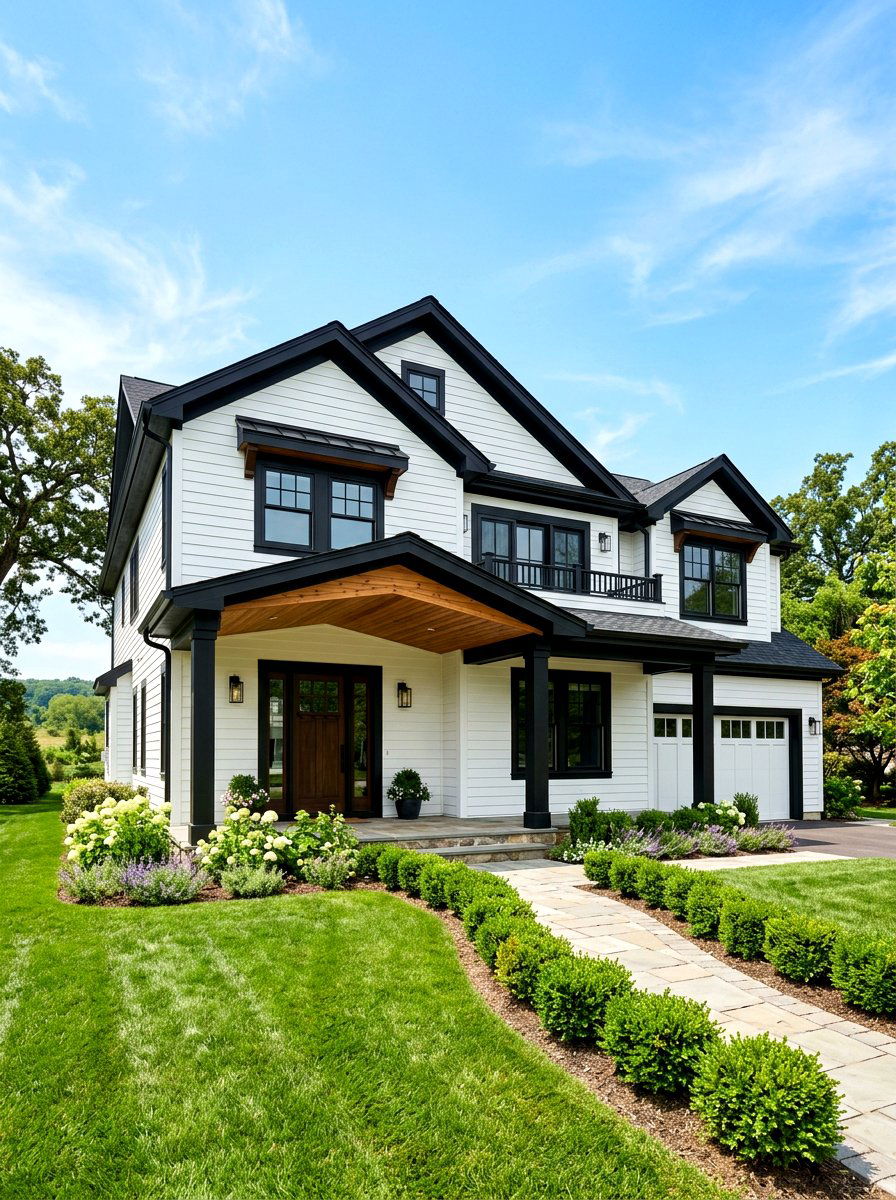 Black Trim - 30 home exterior ideas