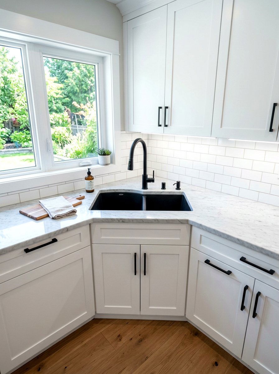 30 Corner Sink Kitchen Ideas for Stylish Layouts and Better Flow