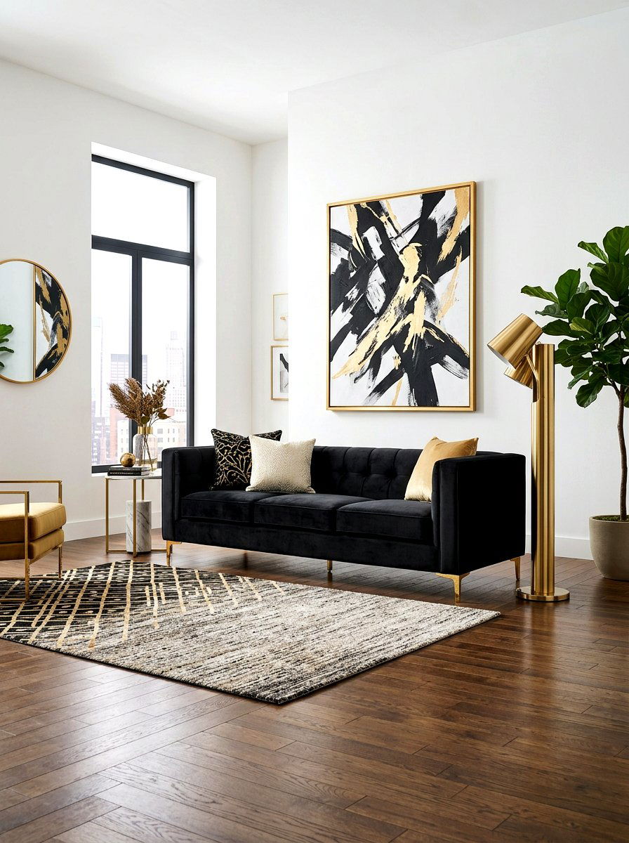 Black Velvet Sofa - 30 velvet sofa ideas