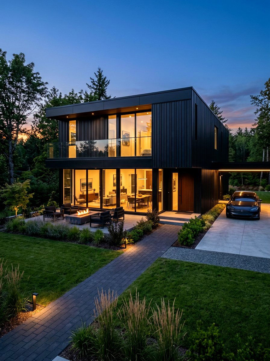 Black Vertical Siding - 30 vertical siding exterior ideas