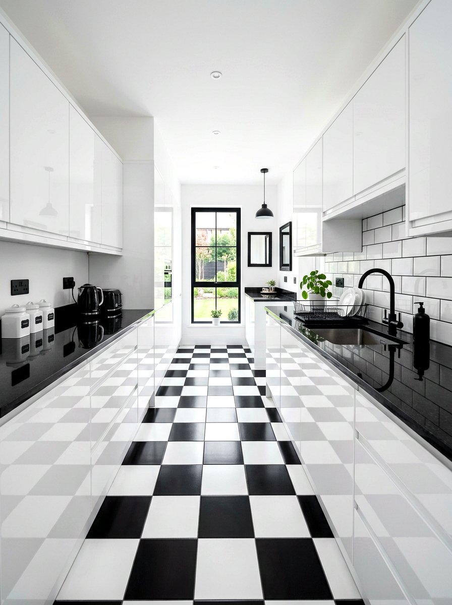 Black White Scullery - 30 scullery aesthetic ideas