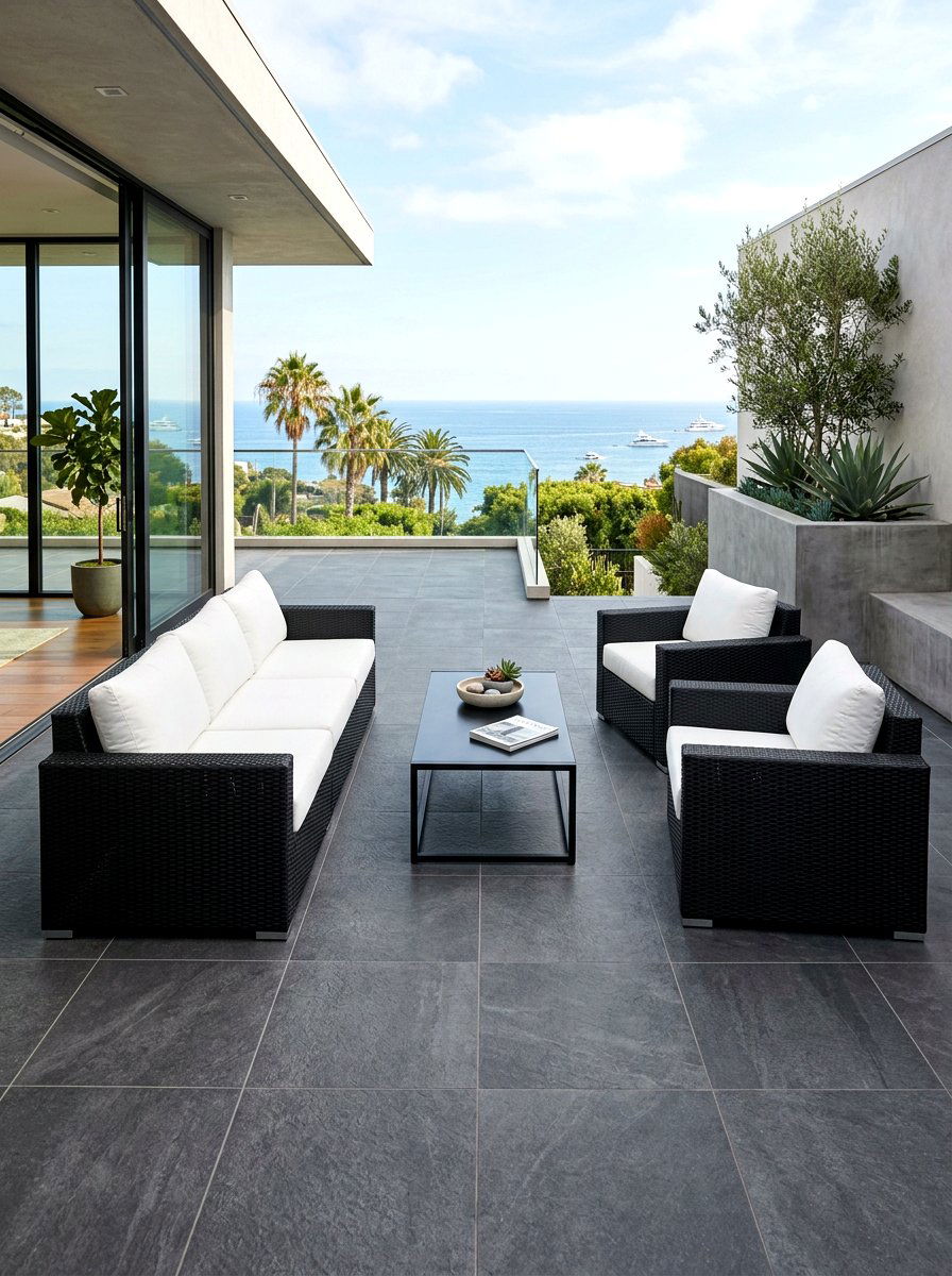 Black Wicker Furniture - 30 wicker patio furniture ideas