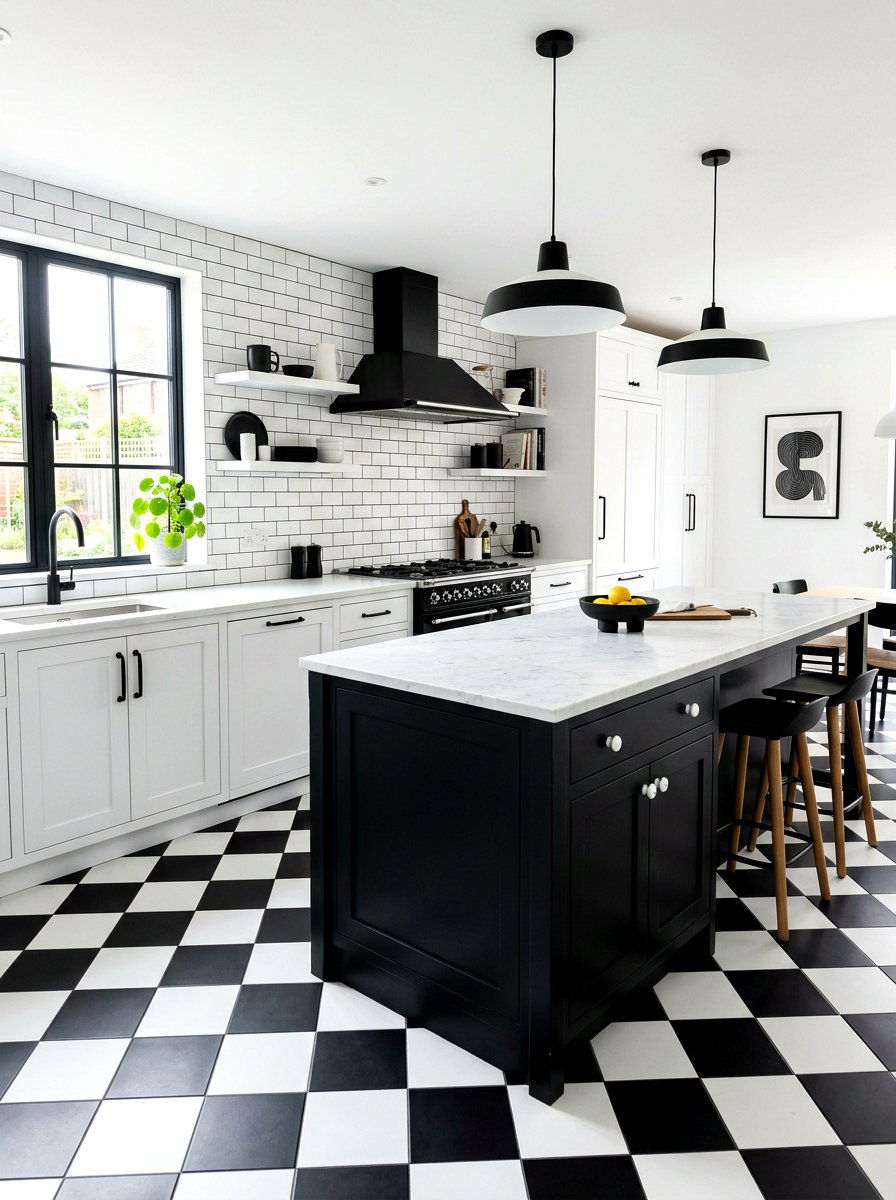 Black and White Kitchen Hardware - 30 kitchen hardware mix ideas