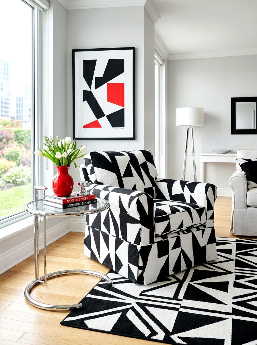 Black and white slipcover - 30 slipcovered dining chair ideas