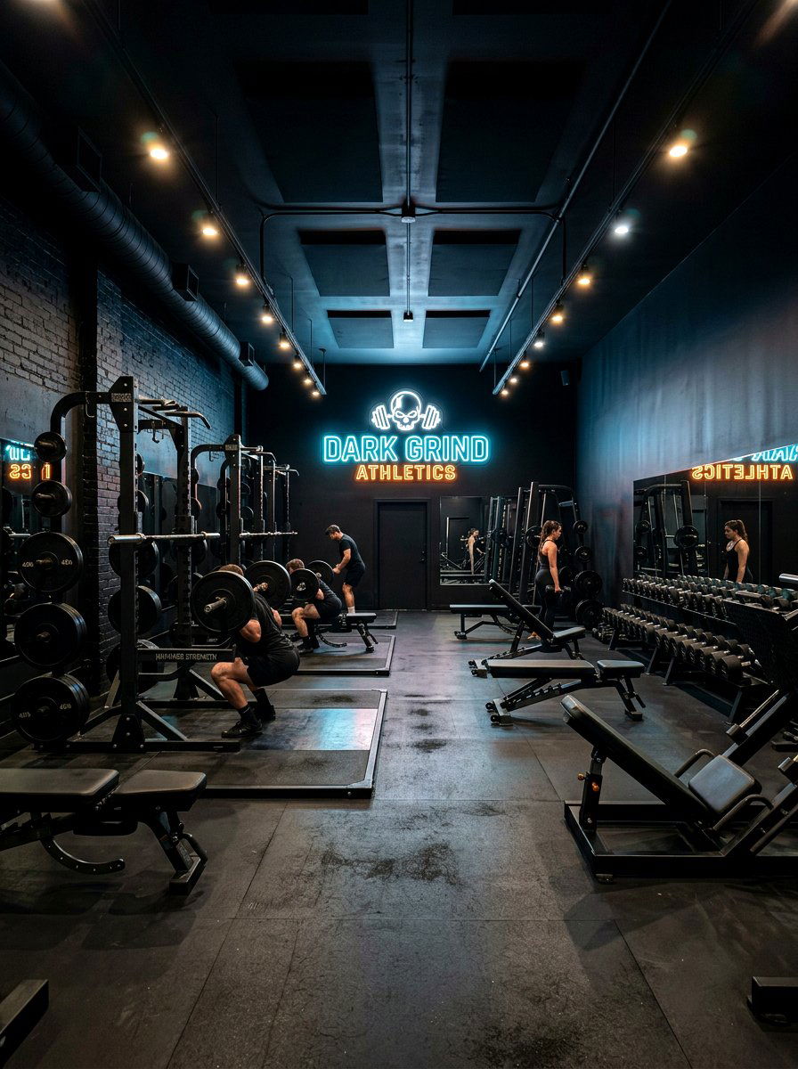 Black gym - 30 home gym ideas