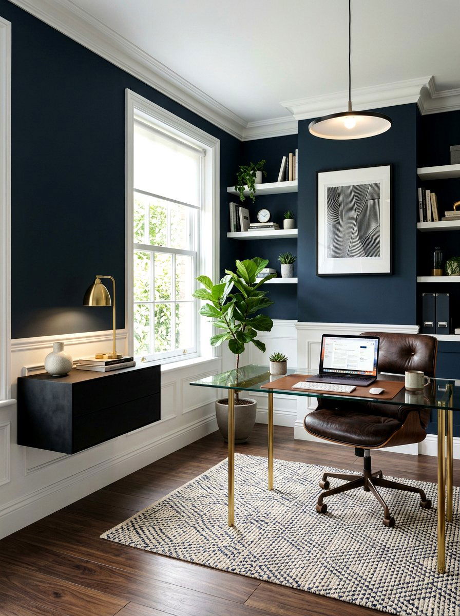 Black matte floating drawer - 30 floating drawer ideas