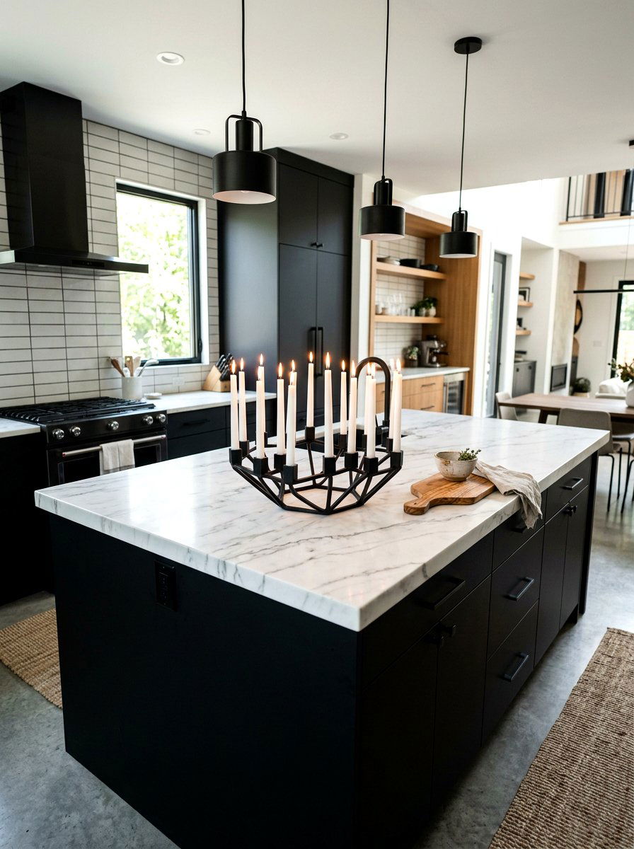 Black metal candle bowl - 30 candle bowl centerpiece ideas