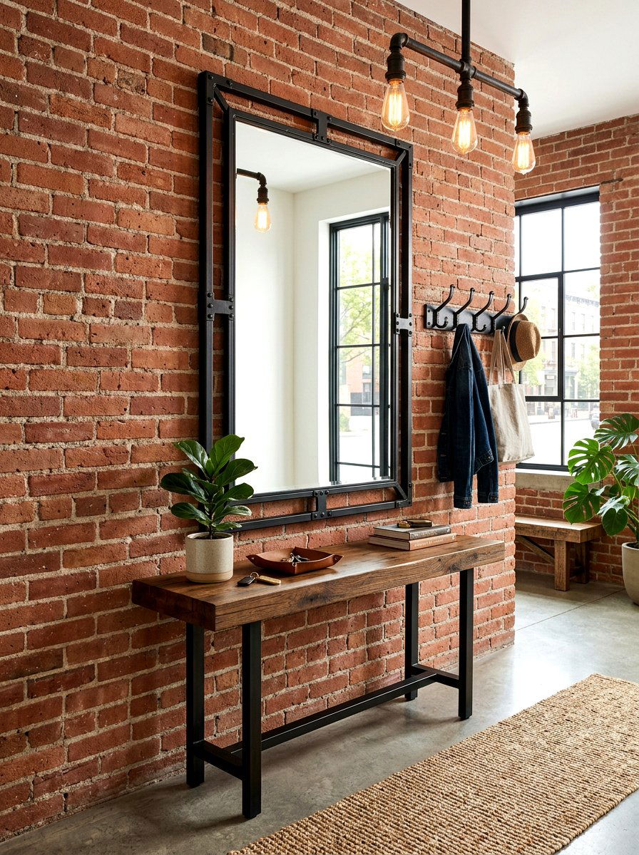 Black metal mirror - 30 entry mirror ideas