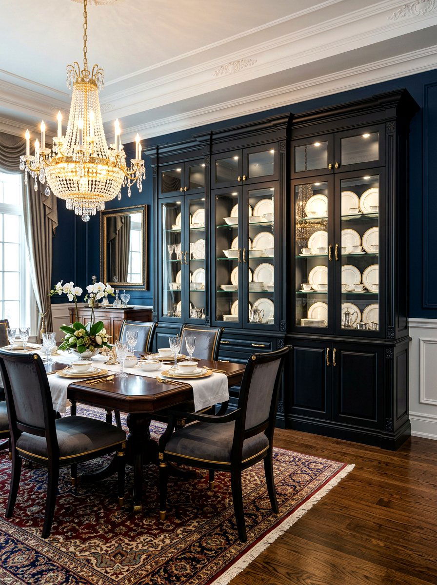 Black painted china cabinet - 30 collected china cabinet ideas