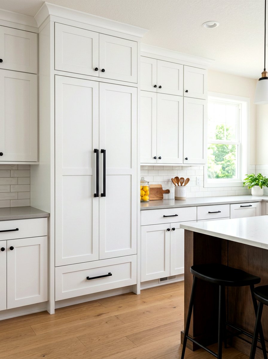 Black pantry hardware - 30 reach in pantry ideas