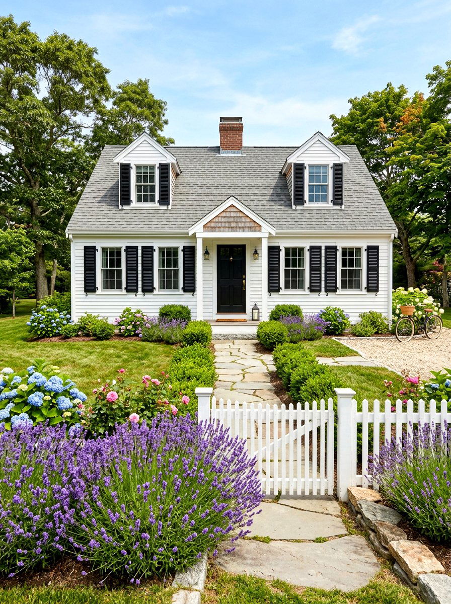 Black shutters - 30 Cape Cod exterior ideas