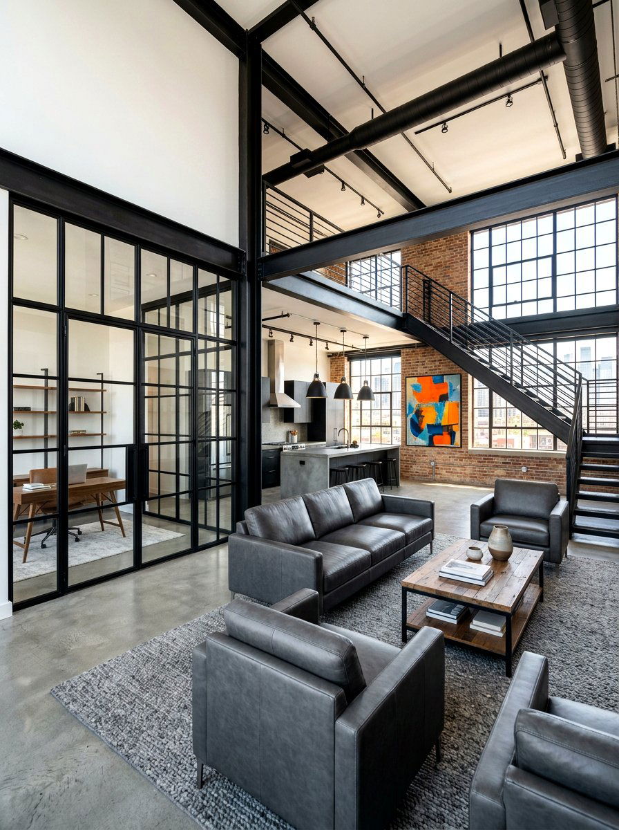 Black steel trim - 30 ceiling trim ideas
