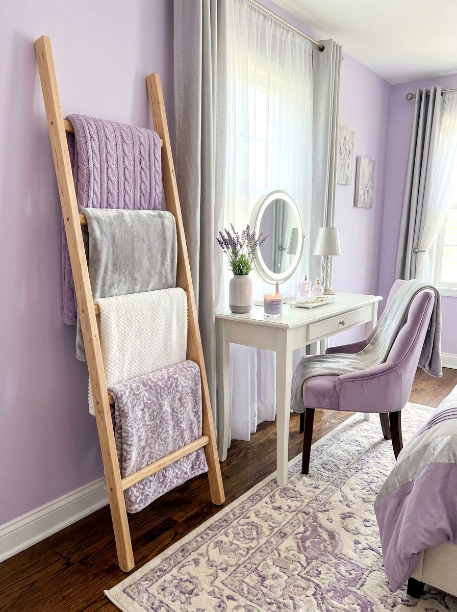 Blanket Ladder For Bedroom - 30 blanket ladder ideas
