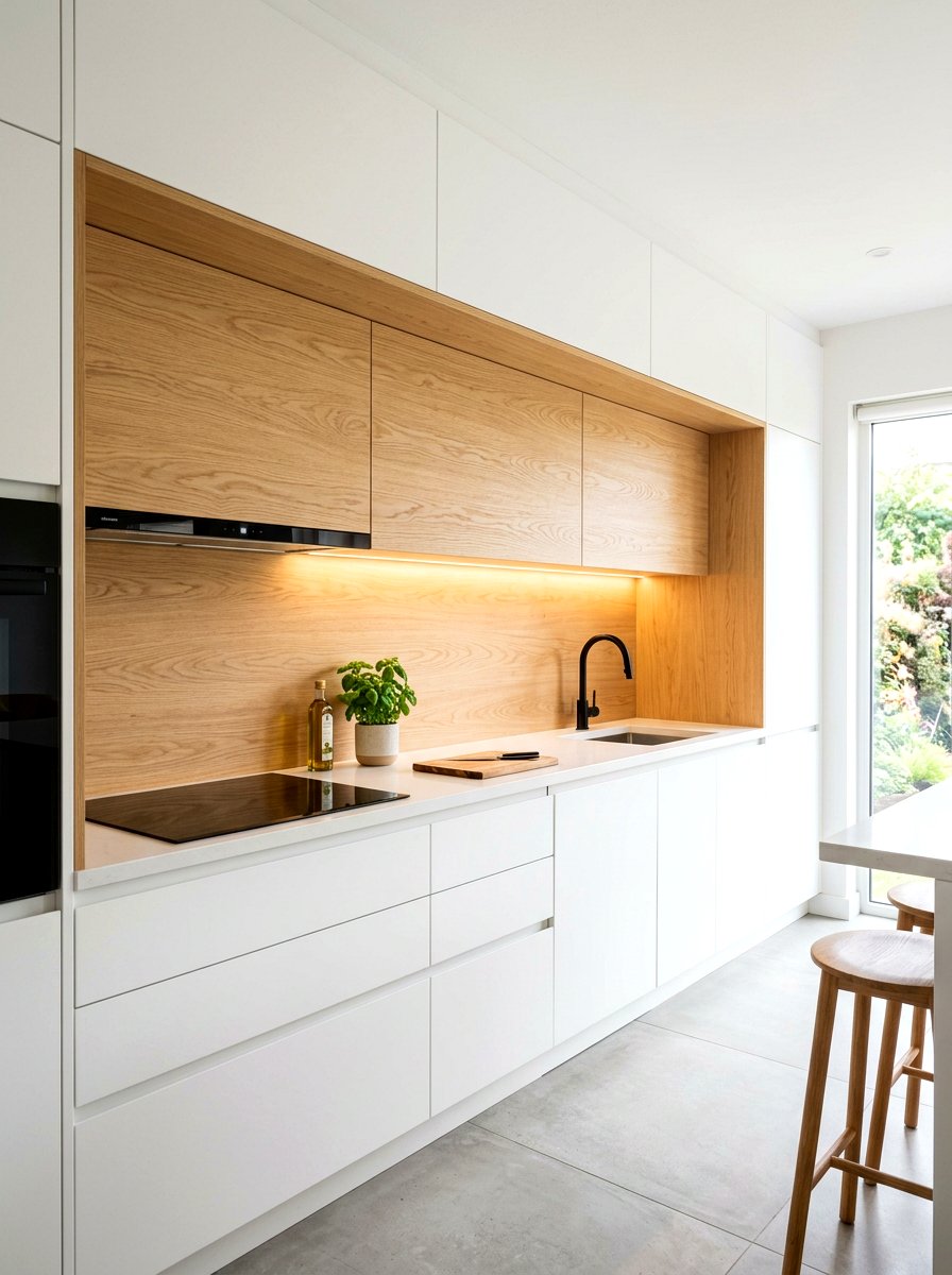 Blonde wood kitchen backsplash - 30 blonde wood kitchen ideas