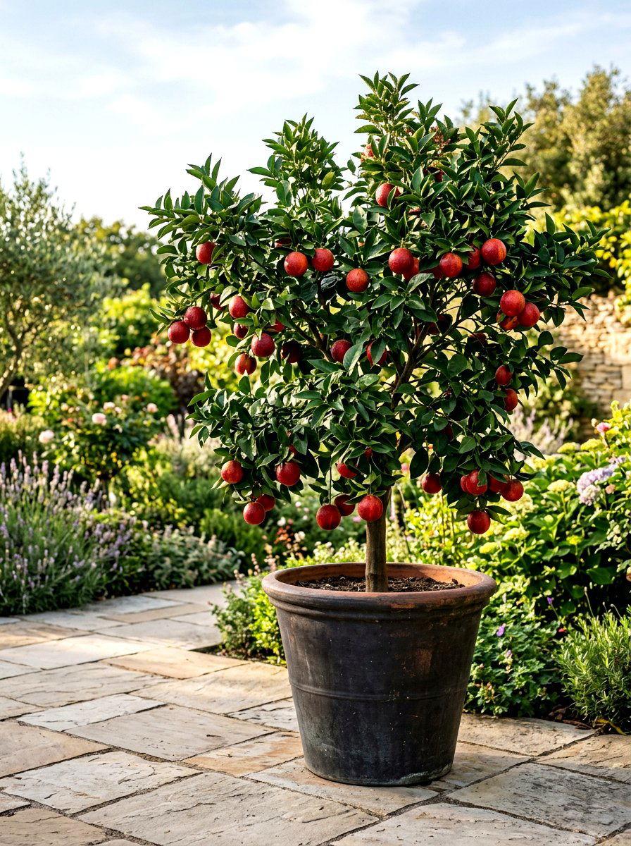 Blood Orange Tree Backyard - 30 potted citrus backyard ideas