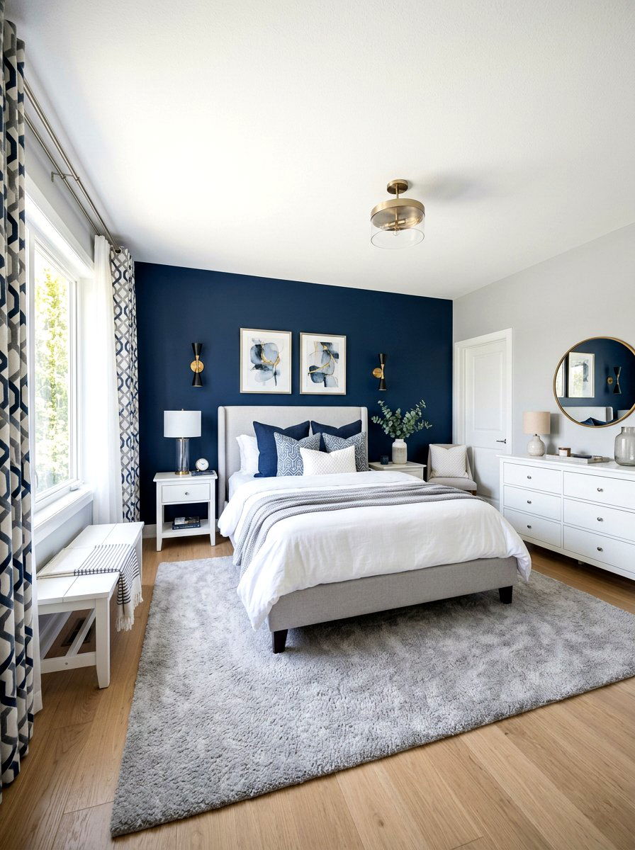 Blue And Grey Bedroom - 30 tween boy bedroom ideas
